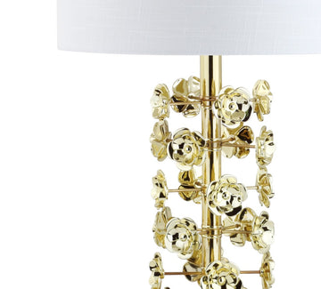 Flora 25.5" Resin/Metal LED Table Lamp - JONATHAN Y